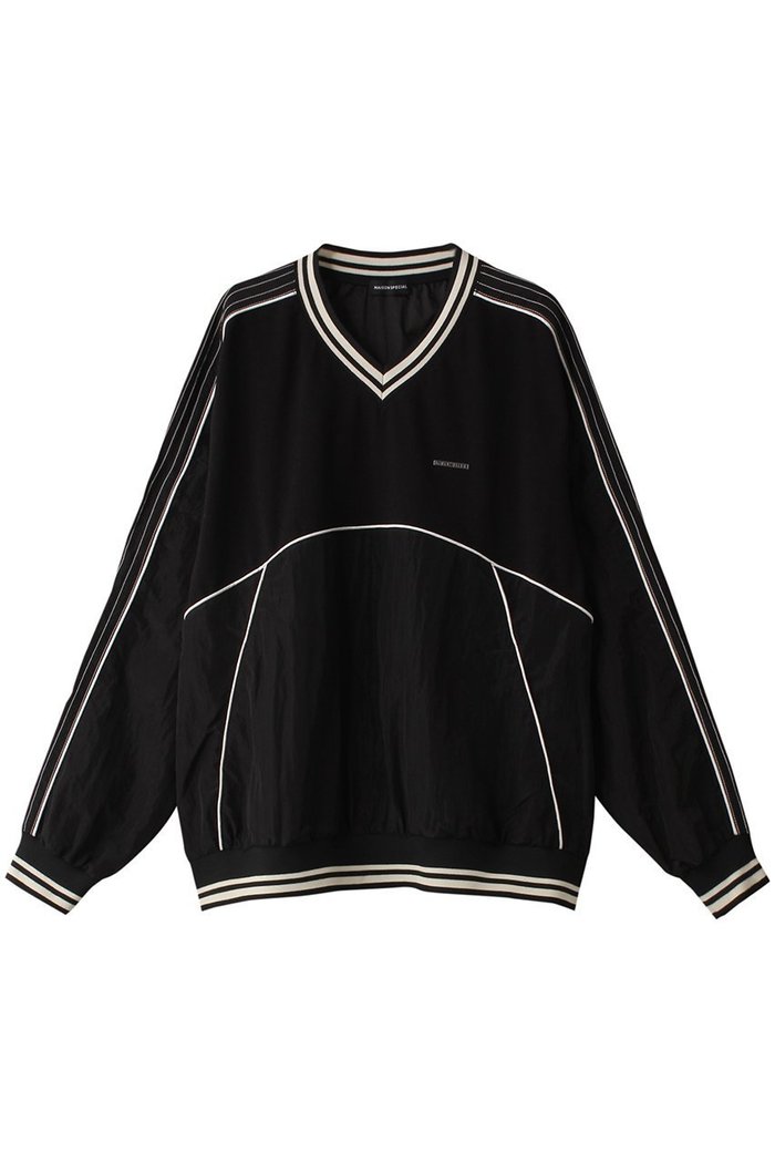 【メゾンスペシャル/MAISON SPECIAL】のPiping Sideline Tops/パイピングサイドライントップ インテリア・キッズ・メンズ・レディースファッション・服の通販 founy(ファニー) https://founy.com/ ファッション Fashion レディースファッション Fashion for Women トップス・カットソー Cut & Sew Tops シャツ・ブラウス・オフィスカジュアル Elegant Blouses & Button-Ups ロングTシャツ・Tシャツ Longline T-Shirts & Tees カットソー・ベーシックTシャツ Cut-and-Sewn Tops / Stretch Tees & Basics スリーブ Sleeve, Long Sleeve / Short Sleeve タフタ Taffeta, Structured Fabric プレート Plate, Dish ロング Long, Long-Length エレガント 上品 Elegant |ID: prp329100003750764 ipo3291000000032940852
