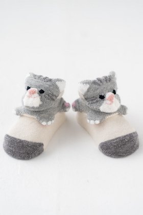 【ポプキンズ/POMPKINS / KIDS】の【Baby】【POP UP SOX】ねこ 人気、トレンドファッション・服の通販 founy(ファニー) ファッション Fashion キッズファッション KIDS おすすめ Recommend シューズ Shoes ソックス Socks ネコ Cat 日本製 Made In Japan |ID:prp329100003750765