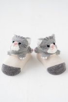 【ポプキンズ/POMPKINS / KIDS】の【BABY】【POP UP SOX】ねこ 人気、トレンドファッション・服の通販 founy(ファニー) ファッション Fashion キッズファッション Fashion for Kids おすすめ Recommended / Our Picks シューズ Shoes, Footwear ソックス Socks, Hosiery ネコ Cat, Feline Motif 日本製 Made In Japan thumbnail グレー|ID: prp329100003750765 ipo3291000000036192239