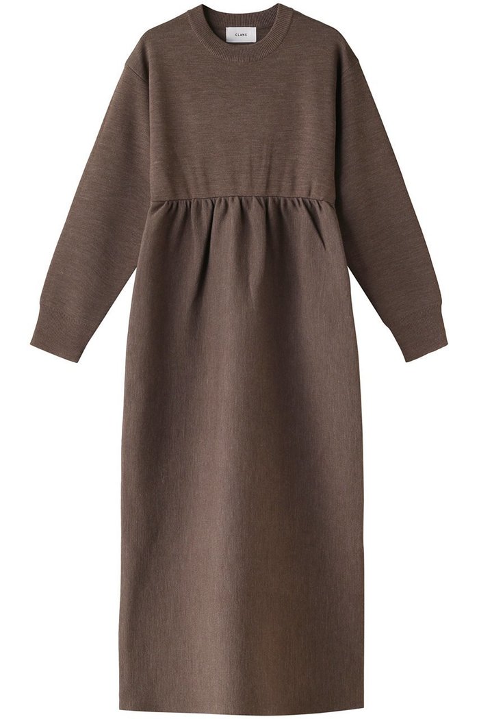 【クラネ/CLANE】のCOCOON KNIT ONEPIECE/ワンピース インテリア・キッズ・メンズ・レディースファッション・服の通販 founy(ファニー) https://founy.com/ ファッション Fashion レディースファッション Fashion for Women ワンピース Dresses チュニック Tunic Tops & Dresses シンプル Simple, Minimal チュニック Tunic, Long Top ミラノリブ Milano Rib, Milano Stitch ロング Long, Long-Length |ID: prp329100003752720 ipo3291000000035794328