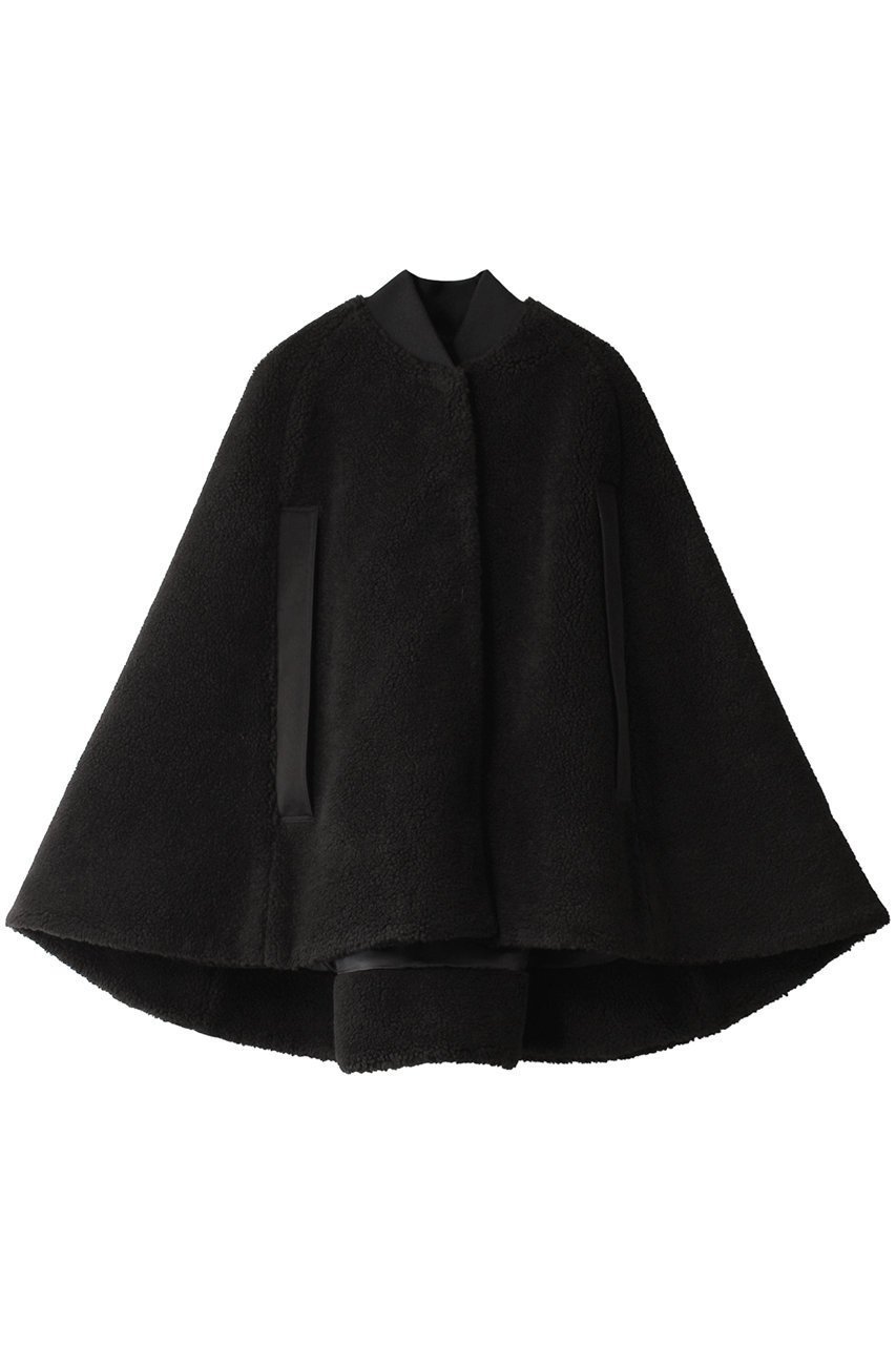 【ル フィル/LE PHIL】のウールボアケープ 人気、トレンドファッション・服の通販 founy(ファニー) 　ファッション　Fashion　レディースファッション　Fashion for Women　アウター　Coat / Outerwear Collection　コート・ロングコート・ピーコート　Long Coats, Peacoats & More　ウォーム　Warm Fabric　エレガント 上品　Elegant　ショート　Short, Short Length　シンプル　Simple, Minimal　スポーティ　Sporty, Casual Athletic　フレア　Flare, Flared　 other-1|ID: prp329100003756058 ipo3291000000036758130