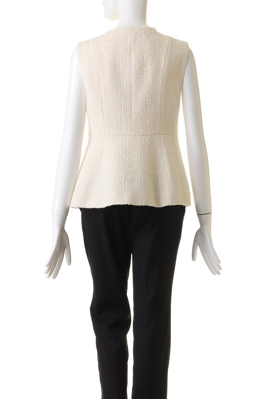 【アナイ/ANAYI】のフィルムツイードペプラムジレ 人気、トレンドファッション・服の通販 founy(ファニー) 　ファッション　Fashion　レディースファッション　Fashion for Women　アウター　Coat / Outerwear Collection　レディースジャケット・軽アウター　Jackets　ジャケット　Jacket, Outerwear　ツイード　Twill, Twill Weave　フレア　Flare, Flared　ベスト　Vest, Waistcoat　ペプラム　Peplum, Flared Hem　マニッシュ　Mannish, Boyish　リュクス　Luxury, Elegant, High-End, Chic　エレガント 上品　Elegant　other-4|ID: prp329100003756060 ipo3291000000036516216