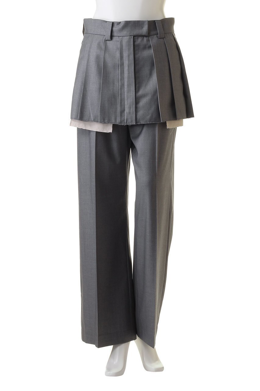 【メゾンスペシャル/MAISON SPECIAL】のBox Pleated Skirt Pants/ボックスプリーツスカートパンツ 人気、トレンドファッション・服の通販 founy(ファニー) 　ファッション　Fashion　レディースファッション　Fashion for Women　スカート　Skirts　プリーツスカート / 上品フェミニンスタイル　Pleated Skirts　パンツ　Pants & Trousers　ストライプ　Stripe, Striped Pattern　スラックス　Slacks, Dress Pants　スーツ　Suit, Formalwear　プリーツ　Pleats, Pleated　ミニスカート　Mini Skirt, Short Skirt　無地　Plain, Solid Color　ワイド　Wide, Wide Fit　2024年　2024　2024春夏・S/S　Spring/Summer 2024 SS24　エレガント 上品　Elegant　other-2|ID: prp329100003756163 ipo3291000000032820149