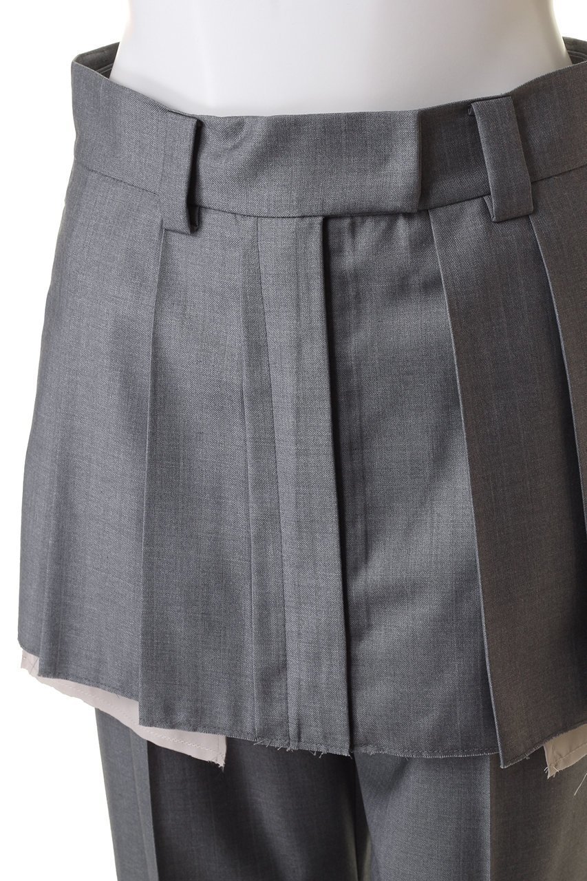 【メゾンスペシャル/MAISON SPECIAL】のBox Pleated Skirt Pants/ボックスプリーツスカートパンツ 人気、トレンドファッション・服の通販 founy(ファニー) 　ファッション　Fashion　レディースファッション　Fashion for Women　スカート　Skirts　プリーツスカート / 上品フェミニンスタイル　Pleated Skirts　パンツ　Pants & Trousers　ストライプ　Stripe, Striped Pattern　スラックス　Slacks, Dress Pants　スーツ　Suit, Formalwear　プリーツ　Pleats, Pleated　ミニスカート　Mini Skirt, Short Skirt　無地　Plain, Solid Color　ワイド　Wide, Wide Fit　2024年　2024　2024春夏・S/S　Spring/Summer 2024 SS24　エレガント 上品　Elegant　other-5|ID: prp329100003756163 ipo3291000000032820152