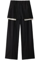 【メゾンスペシャル/MAISON SPECIAL】のBox Pleated Skirt Pants/ボックスプリーツスカートパンツ 人気、トレンドファッション・服の通販 founy(ファニー) ファッション Fashion レディースファッション Fashion for Women スカート Skirts プリーツスカート / 上品フェミニンスタイル Pleated Skirts パンツ Pants & Trousers ストライプ Stripe, Striped Pattern スラックス Slacks, Dress Pants スーツ Suit, Formalwear プリーツ Pleats, Pleated ミニスカート Mini Skirt, Short Skirt 無地 Plain, Solid Color ワイド Wide, Wide Fit 2024年 2024 2024春夏・S/S Spring/Summer 2024 SS24 エレガント 上品 Elegant thumbnail BLK(ブラック)|ID: prp329100003756163 ipo3291000000036751258