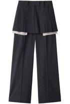 【メゾンスペシャル/MAISON SPECIAL】のBox Pleated Skirt Pants/ボックスプリーツスカートパンツ 人気、トレンドファッション・服の通販 founy(ファニー) ファッション Fashion レディースファッション Fashion for Women スカート Skirts プリーツスカート / 上品フェミニンスタイル Pleated Skirts パンツ Pants & Trousers ストライプ Stripe, Striped Pattern スラックス Slacks, Dress Pants スーツ Suit, Formalwear プリーツ Pleats, Pleated ミニスカート Mini Skirt, Short Skirt 無地 Plain, Solid Color ワイド Wide, Wide Fit 2024年 2024 2024春夏・S/S Spring/Summer 2024 SS24 エレガント 上品 Elegant thumbnail NVY(ネイビー)|ID: prp329100003756163 ipo3291000000036751260