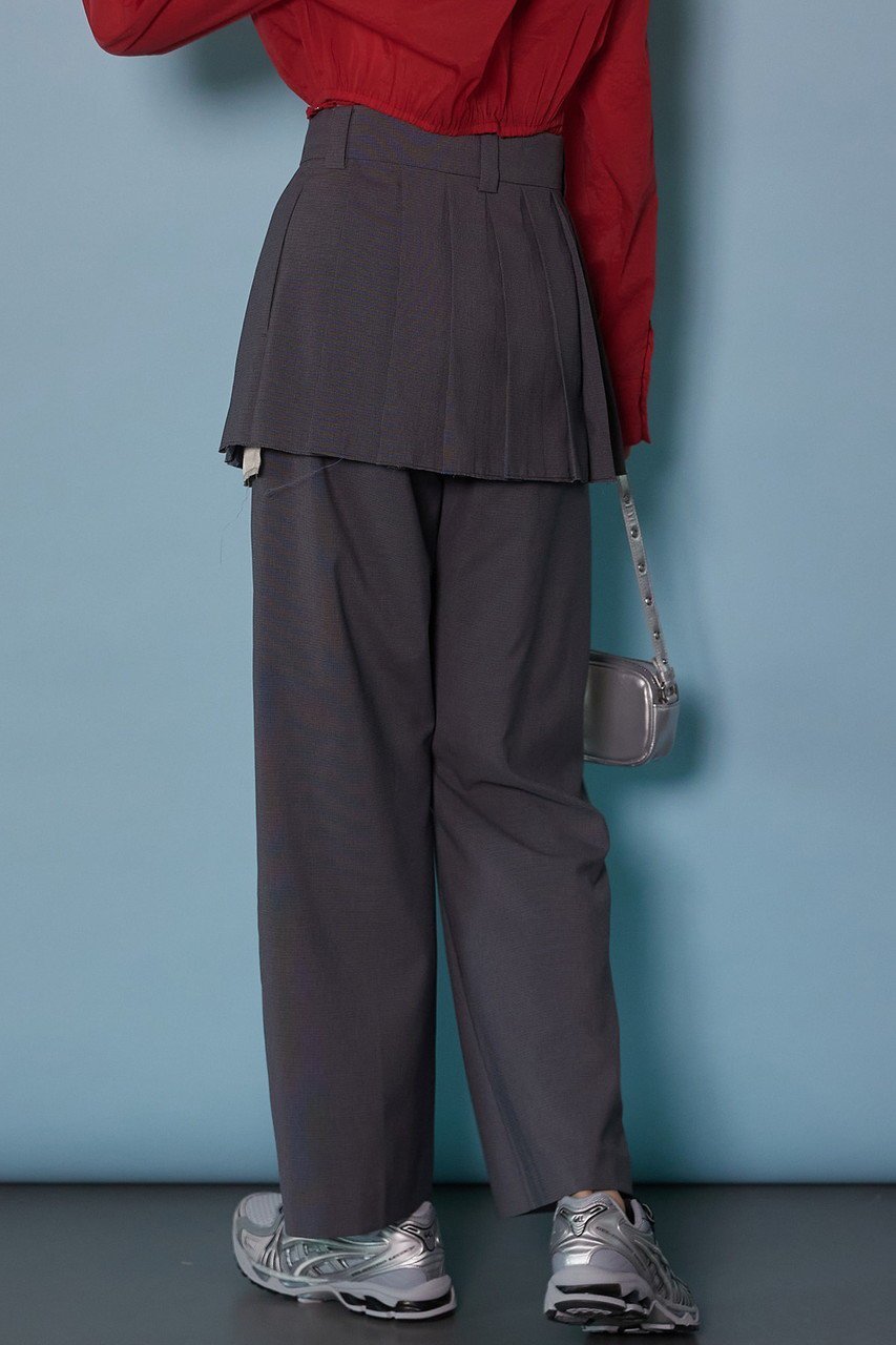 【メゾンスペシャル/MAISON SPECIAL】のBox Pleated Skirt Pants/ボックスプリーツスカートパンツ 人気、トレンドファッション・服の通販 founy(ファニー) ファッション Fashion レディースファッション Fashion for Women スカート Skirts プリーツスカート / 上品フェミニンスタイル Pleated Skirts パンツ Pants & Trousers ストライプ Stripe, Striped Pattern スラックス Slacks, Dress Pants スーツ Suit, Formalwear プリーツ Pleats, Pleated ミニスカート Mini Skirt, Short Skirt 無地 Plain, Solid Color ワイド Wide, Wide Fit 2024年 2024 2024春夏・S/S Spring/Summer 2024 SS24 エレガント 上品 Elegant other-8|ID: prp329100003756163 ipo3291000000036846910