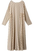 【ハウス オブ ロータス/HOUSE OF LOTUS】のキュプラレーヨンドットワンピース ベージュ|ID: prp329100003757501 ipo3291000000032894665