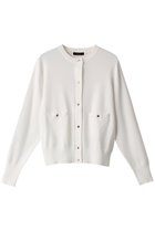 【アルアバイル/allureville】のポケットクルーカーディガン A 人気、トレンドファッション・服の通販 founy(ファニー) ファッション Fashion レディースファッション Fashion for Women トップス・カットソー Cut & Sew Tops ニット Knit Tops & Sweaters カーディガン・羽織り Layered Style Cardigans カーディガン Cardigan, Knitwear コンパクト Compact, Small Size バランス Balance, Style Balance ポケット Pocket, Pocket Detail メタル Metal, Metal Parts thumbnail オフホワイト|ID: prp329100003757504 ipo3291000000032949259