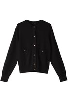【アルアバイル/allureville】のポケットクルーカーディガン A 人気、トレンドファッション・服の通販 founy(ファニー) ファッション Fashion レディースファッション Fashion for Women トップス・カットソー Cut & Sew Tops ニット Knit Tops & Sweaters カーディガン・羽織り Layered Style Cardigans カーディガン Cardigan, Knitwear コンパクト Compact, Small Size バランス Balance, Style Balance ポケット Pocket, Pocket Detail メタル Metal, Metal Parts thumbnail ブラック|ID: prp329100003757504 ipo3291000000032949269
