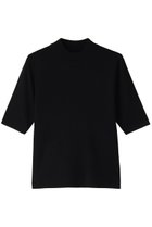 【アルアバイル/allureville】の総針モックNC5分袖プルオーバー A ブラック|ID: prp329100003757508 ipo3291000000032944958
