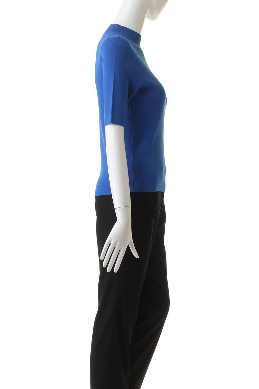 【アルアバイル/allureville】の総針モックNC5分袖プルオーバー A 人気、トレンドファッション・服の通販 founy(ファニー) 　ファッション　Fashion　レディースファッション　Fashion for Women　トップス・カットソー　Cut & Sew Tops　ニット　Knit Tops & Sweaters　カジュアルプルオーバー・ニットトップス　Pullovers & Knit Tops / Casual Pullovers　なめらか　Smooth, Silky Texture　バランス　Balance, Style Balance　ボトム　Bottoms, Lower Wear　モックネック　Mock Neck, Short Turtleneck　ワイド　Wide, Wide Fit　エレガント 上品　Elegant　人気　Popular, Best Seller　other-3|ID: prp329100003757508 ipo3291000000032944972