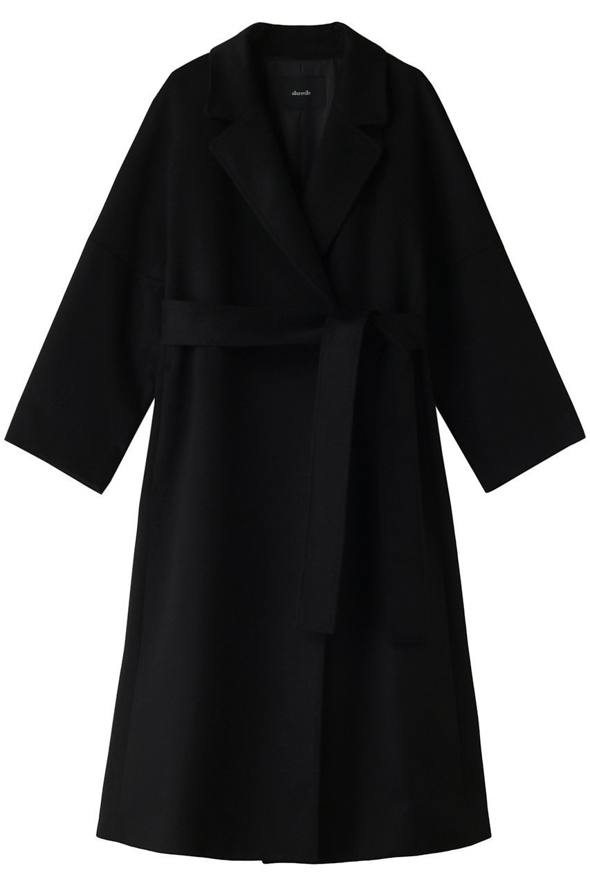 【アルアバイル/allureville】のカシミヤビーバーCT A インテリア・キッズ・メンズ・レディースファッション・服の通販 founy(ファニー) 　ファッション　Fashion　レディースファッション　Fashion for Women　アウター　Coat / Outerwear Collection　コート・ロングコート・ピーコート　Long Coats, Peacoats & More　オケージョン　Occasion Wear　シンプル　Simple, Minimal　ロング　Long, Long-Length　ブラック|ID: prp329100003757518 ipo3291000000032946769
