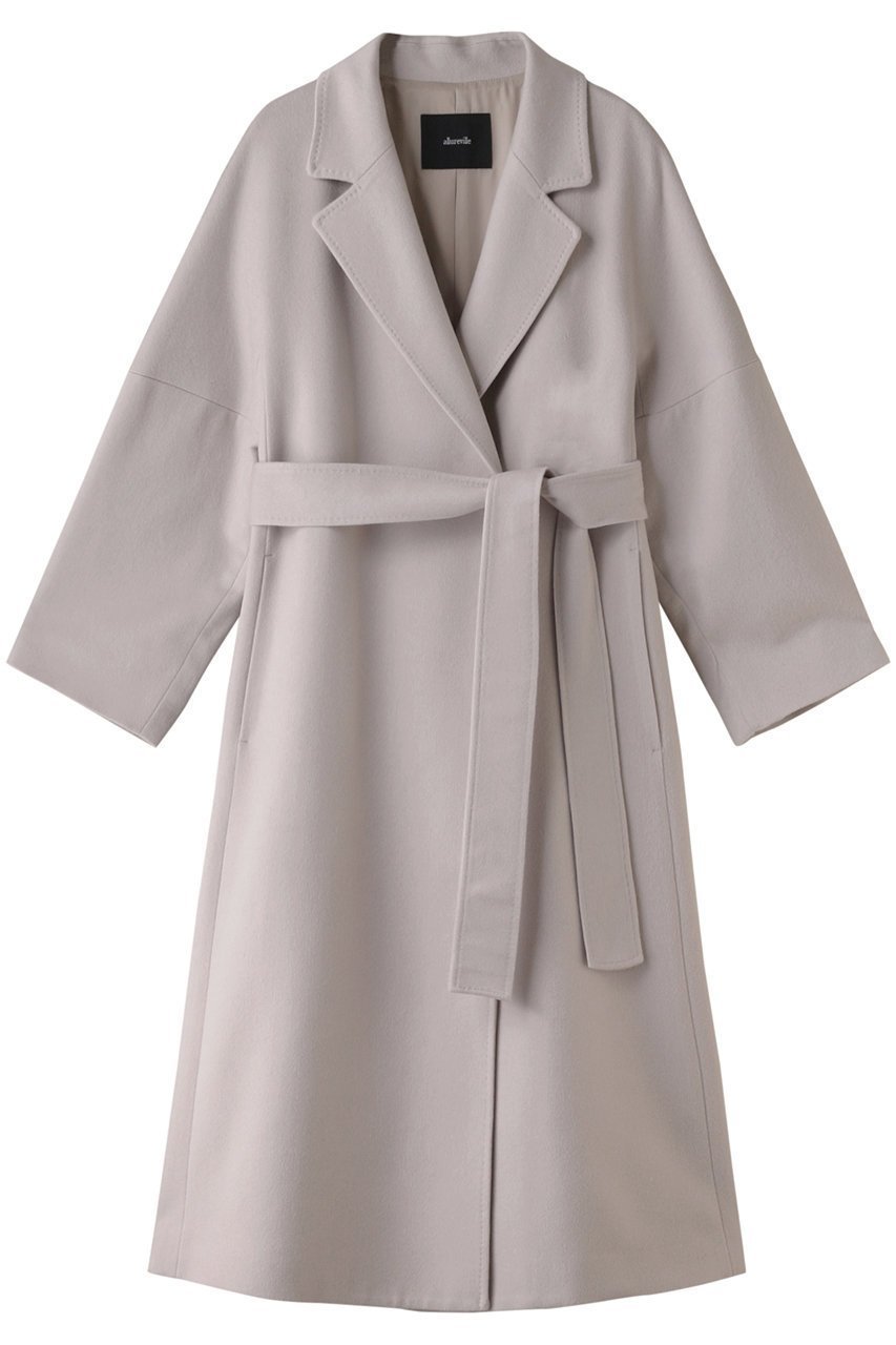 【アルアバイル/allureville】のカシミヤビーバーCT A インテリア・キッズ・メンズ・レディースファッション・服の通販 founy(ファニー) 　ファッション　Fashion　レディースファッション　Fashion for Women　アウター　Coat / Outerwear Collection　コート・ロングコート・ピーコート　Long Coats, Peacoats & More　オケージョン　Occasion Wear　シンプル　Simple, Minimal　ロング　Long, Long-Length　ライトベージュ|ID: prp329100003757518 ipo3291000000036497937