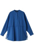 【ミズイロ インド/mizuiro ind】のstand collar side ribbon shirt シャツ blue|ID:prp329100003757522