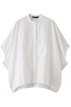 【ミズイロ インド/mizuiro ind】のband collar cocoon shirt シャツ off white|ID:prp329100003757523
