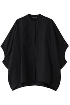 【ミズイロ インド/mizuiro ind】のband collar cocoon shirt シャツ black|ID:prp329100003757523