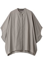 【ミズイロ インド/mizuiro ind】のband collar cocoon shirt シャツ gray|ID:prp329100003757523