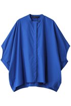 【ミズイロ インド/mizuiro ind】のband collar cocoon shirt シャツ blue|ID:prp329100003757523