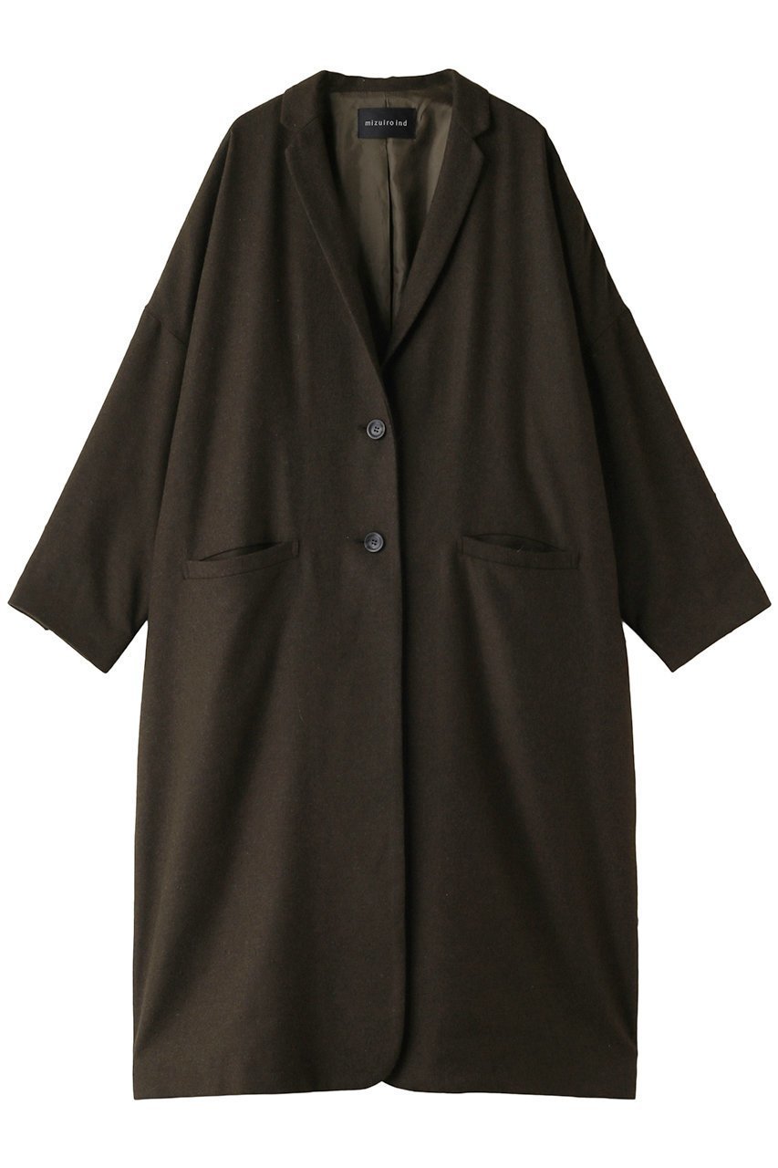 【ミズイロ インド/mizuiro ind】のwide tailored coat コート 人気、トレンドファッション・服の通販 founy(ファニー) 　ファッション　Fashion　レディースファッション　WOMEN　アウター　Coat Outerwear　コート　Coats　ロング　Long　ワイド　Wide　 other-1|ID: prp329100003757557 ipo3291000000029958057