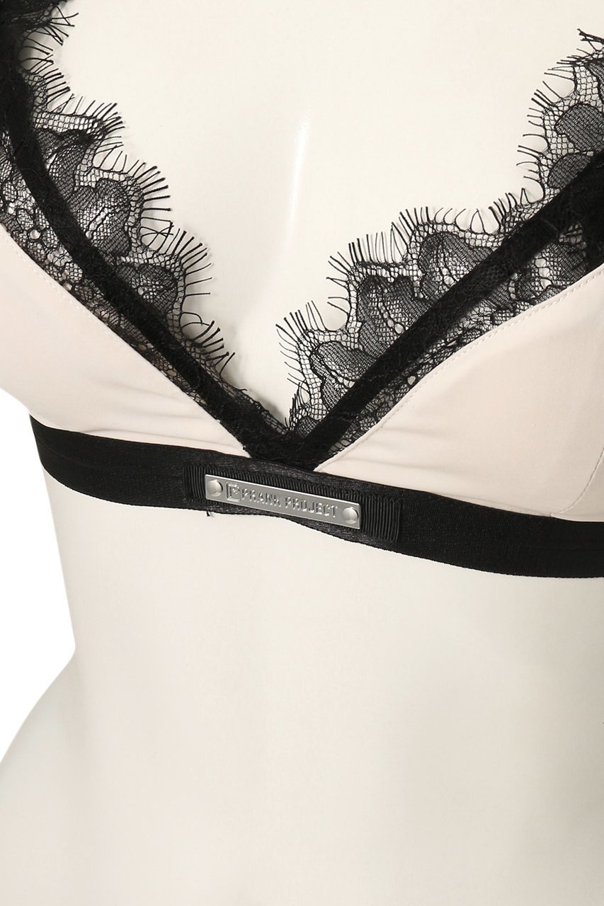 【プランク プロジェクト/PRANK PROJECT】のレーストリムブラ / Lace Trim Bra 人気、トレンドファッション・服の通販 founy(ファニー) 　ファッション　Fashion　レディースファッション　WOMEN　トップス・カットソー　Tops/Tshirt　キャミソール / ノースリーブ　No Sleeves　シャツ/ブラウス　Shirts/Blouses　ロング / Tシャツ　T-Shirts　カットソー　Cut and Sewn　アンダー　Under　インナー　Inner　キャミソール　Camisole　ジャケット　Jacket　タンク　Tank　トライアングル　Triangle　トリミング　Trimming　フロント　Front　ブラジャー　Bra　プレート　Plate　レース　Race　other-4|ID: prp329100003757566 ipo3291000000031387094