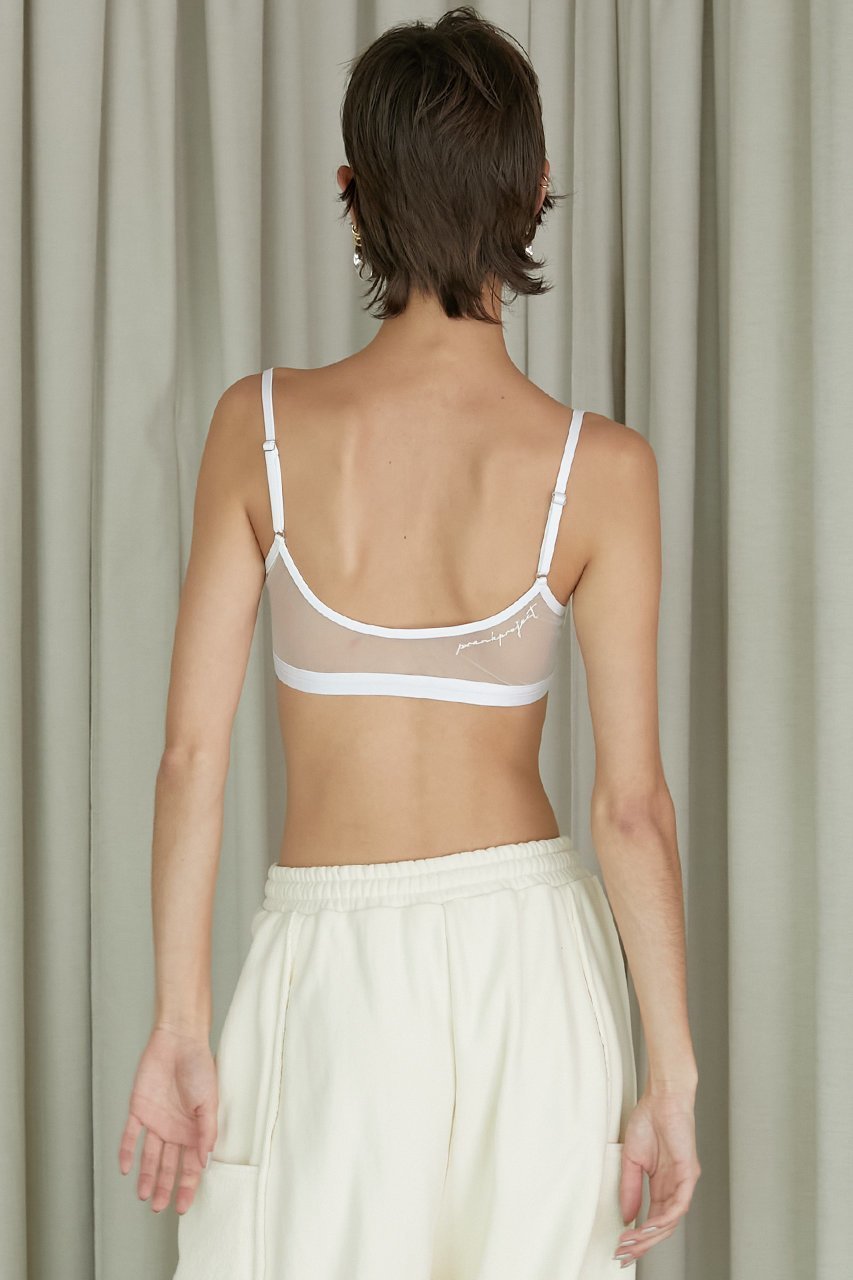 【プランク プロジェクト/PRANK PROJECT】のシアートリムブラ / Sheer Trim Bra 人気、トレンドファッション・服の通販 founy(ファニー) 　ファッション　Fashion　レディースファッション　Fashion for Women　トップス・カットソー　Cut & Sew Tops　キャミソール&ノースリーブ　Camisoles & Sleeveless Tops　シャツ・ブラウス・オフィスカジュアル　Elegant Blouses & Button-Ups　ロングTシャツ・Tシャツ　Longline T-Shirts & Tees　カットソー・ベーシックTシャツ　Cut-and-Sewn Tops / Stretch Tees & Basics　キャミソール　Camisole, Spaghetti Strap Top　コンビ　Combo, Combination Style　サテン　Satin, Glossy Fabric　シアー　Sheer, See-Through　タンク　Tank Top, Sleeveless Top　フィット　Fit, Slim Fit　夏　Summer　春　Spring　S/S・春夏　SS, Spring/Summer, Warm Season　other-8|ID: prp329100003757567 ipo3291000000035987160