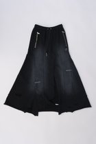 【プランク プロジェクト/PRANK PROJECT】のスウェットマキシスカート / Sweatshirt Maxi Skirt 人気、トレンドファッション・服の通販 founy(ファニー) ファッション Fashion レディースファッション WOMEN スカート Skirt ロングスカート Long Skirt スウェット Sweat ダメージ Damage フレア Flare フロント Front マキシ Maxi ロング Long thumbnail BLK(ブラック)|ID: prp329100003757575 ipo3291000000024750286