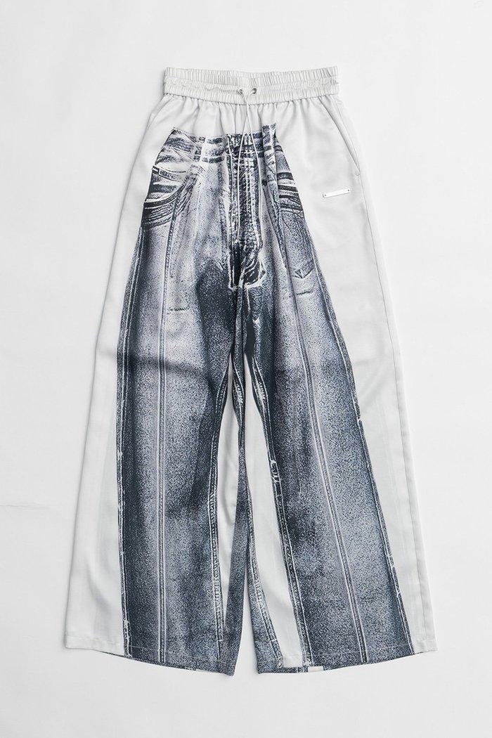 【プランク プロジェクト/PRANK PROJECT】のデニムプリントイージーパンツ / Denim Printed Easy Pants インテリア・キッズ・メンズ・レディースファッション・服の通販 founy(ファニー) https://founy.com/ ファッション Fashion レディースファッション WOMEN パンツ Pants おすすめ Recommend サテン Satin セットアップ Set Up デニム Denim プリント Print リアル Real 春 Spring |ID: prp329100003757582 ipo3291000000024750308