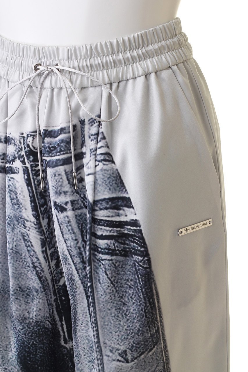 【プランク プロジェクト/PRANK PROJECT】のデニムプリントイージーパンツ / Denim Printed Easy Pants 人気、トレンドファッション・服の通販 founy(ファニー) 　ファッション　Fashion　レディースファッション　Fashion for Women　パンツ　Pants & Trousers　おすすめ　Recommended / Our Picks　サテン　Satin, Glossy Fabric　セットアップ　Set-Up, Coordinated Outfit　デニム　Denim, Jeans Material　プリント　Print, Printed Pattern　リアル　Real, Realistic　春　Spring　other-5|ID: prp329100003757582 ipo3291000000036017593