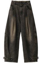 【プランク プロジェクト/PRANK PROJECT】のハイウエストバナナデニムパンツ / High Waist Banana Denim Pants BLK(ブラック)|ID: prp329100003757586 ipo3291000000032923653