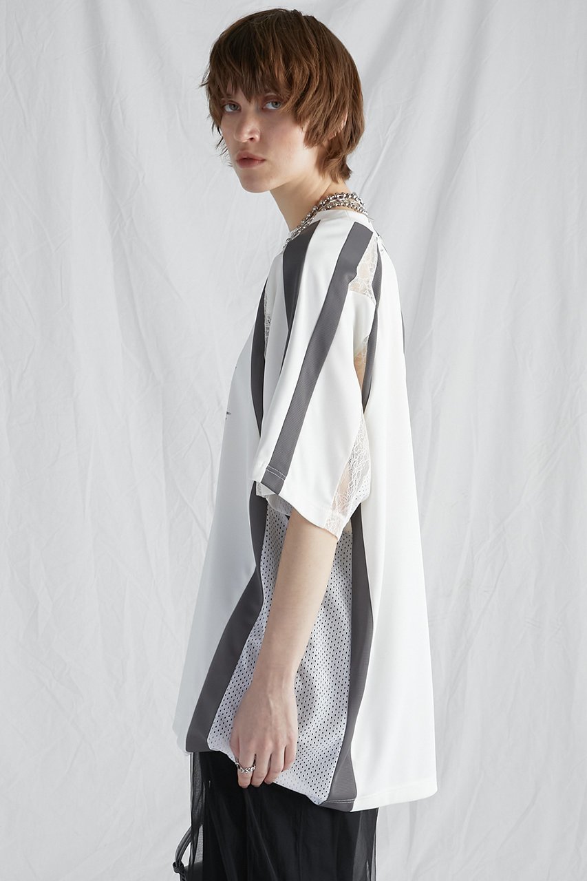 【プランク プロジェクト/PRANK PROJECT】のユニフォームTEE / Uniform Tee 人気、トレンドファッション・服の通販 founy(ファニー) 　ファッション　Fashion　レディースファッション　WOMEN　トップス・カットソー　Tops/Tshirt　シャツ/ブラウス　Shirts/Blouses　ロング / Tシャツ　T-Shirts　カットソー　Cut and Sewn　おすすめ　Recommend　インナー　Inner　ショート　Short　スリーブ　Sleeve　メッシュ　Mesh　レース　Race　other-6|ID: prp329100003757591 ipo3291000000031387246
