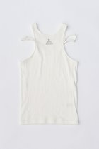 【プランク プロジェクト/PRANK PROJECT】のフロントロゴリブタンク / Front Logo Rib Tank Top WHT(ホワイト)|ID:prp329100003757593