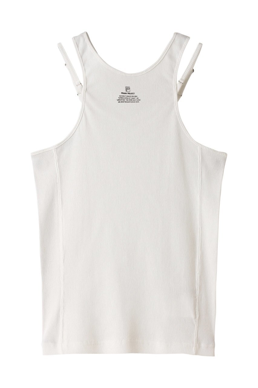 【プランク プロジェクト/PRANK PROJECT】のフロントロゴリブタンク / Front Logo Rib Tank Top インテリア・キッズ・メンズ・レディースファッション・服の通販 founy(ファニー) 　ファッション　Fashion　レディースファッション　Fashion for Women　トップス・カットソー　Cut & Sew Tops　キャミソール&ノースリーブ　Camisoles & Sleeveless Tops　シャツ・ブラウス・オフィスカジュアル　Elegant Blouses & Button-Ups　ロングTシャツ・Tシャツ　Longline T-Shirts & Tees　カットソー・ベーシックTシャツ　Cut-and-Sewn Tops / Stretch Tees & Basics　おすすめ　Recommended / Our Picks　ウォッシャブル　Machine Washable　キャミソール　Camisole, Spaghetti Strap Top　タンク　Tank Top, Sleeveless Top　フロント　Front, Front Design　プリント　Print, Printed Pattern　WHT(ホワイト)|ID: prp329100003757593 ipo3291000000032793030
