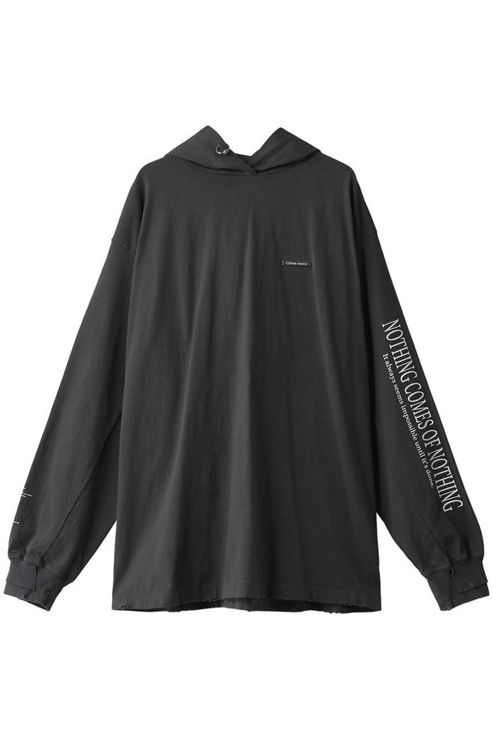 【プランク プロジェクト/PRANK PROJECT】のフード付きロンTEE / Hooded Long Sleeve Tee インテリア・キッズ・メンズ・レディースファッション・服の通販 founy(ファニー) https://founy.com/ ファッション Fashion レディースファッション Fashion for Women トップス・カットソー Cut & Sew Tops シャツ・ブラウス・オフィスカジュアル Elegant Blouses & Button-Ups レディースパーカー・カジュアルフーディー Casual Hoodies & Sweatshirts ロングTシャツ・Tシャツ Longline T-Shirts & Tees スウェット・クルーネックトップス Sweatshirts & Crewnecks / Relaxed Fit Sweat Tops カットソー・ベーシックTシャツ Cut-and-Sewn Tops / Stretch Tees & Basics おすすめ Recommended / Our Picks インナー Innerwear ウォッシャブル Machine Washable グラフィック Graphic, Graphic Design ジャケット Jacket, Outerwear |ID: prp329100003757594 ipo3291000000036987620