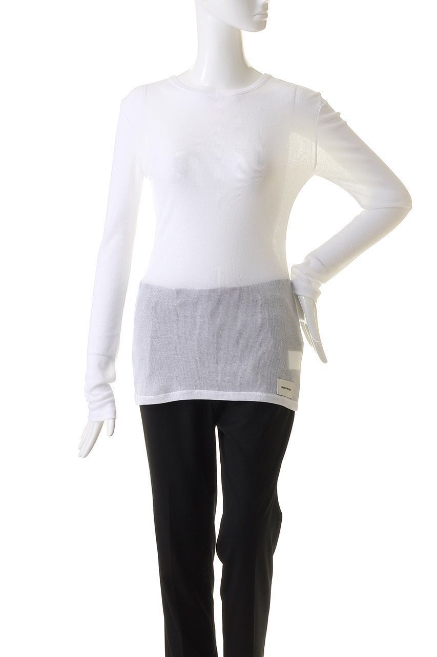 【プランク プロジェクト/PRANK PROJECT】のトリプルレイヤードシアートップ / Triple Layered Sheer Top 大人の最旬トレンドファッション&コーディネート founy(ファウニー) ファッション Fashion レディースファッション Fashion for Women トップス・カットソー Cut & Sew Tops シャツ・ブラウス・オフィスカジュアル Elegant Blouses & Button-Ups ロングTシャツ・Tシャツ Longline T-Shirts & Tees カットソー・ベーシックTシャツ Cut-and-Sewn Tops / Stretch Tees & Basics インナー Innerwear ギャザー Gathered, Ruffled 今季 This Season, Current Season スリーブ Sleeve, Long Sleeve / Short Sleeve タンク Tank Top, Sleeveless Top タンブラー Tumbler, Travel Mug チュニック Tunic, Long Top テレコ Ribbed, Rib Stitch トリプル Triple, Three Layers 長袖 Long Sleeve, Full Sleeve ロング Long, Long-Length おすすめ Recommended / Our Picks エレガント 上品 Elegant other-8|ID: prp329100003757596 ipo3291000000036984716
