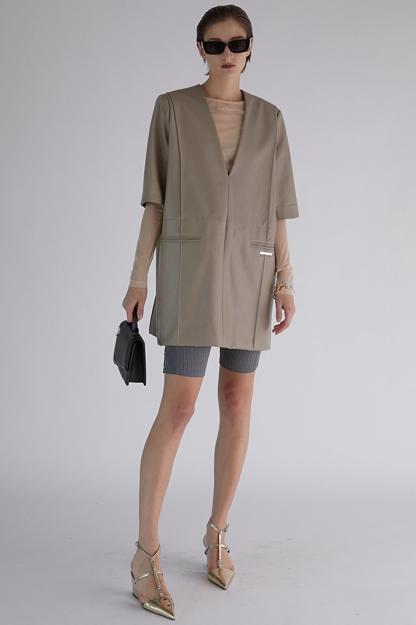 【プランク プロジェクト/PRANK PROJECT】のバックオープンシアートップス / Back Open Sheer Top 人気、トレンドファッション・服の通販 founy(ファニー) 　ファッション　Fashion　レディースファッション　WOMEN　トップス・カットソー　Tops/Tshirt　シャツ/ブラウス　Shirts/Blouses　ロング / Tシャツ　T-Shirts　カットソー　Cut and Sewn　インナー　Inner　ストレッチ　Stretch　スリーブ　Sleeve　チュール　Tulle　フロント　Front　ロング　Long　other-8|ID: prp329100003757597 ipo3291000000031387292