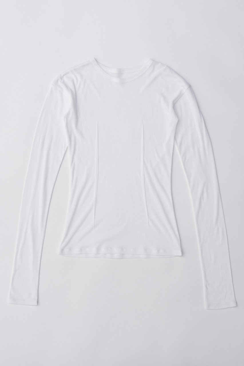 【プランク プロジェクト/PRANK PROJECT】のシアーフライスレイヤードトップ / Sheer Fraise Layered Top 人気、トレンドファッション・服の通販 founy(ファニー) 　ファッション　Fashion　レディースファッション　Fashion for Women　トップス・カットソー　Cut & Sew Tops　シャツ・ブラウス・オフィスカジュアル　Elegant Blouses & Button-Ups　ロングTシャツ・Tシャツ　Longline T-Shirts & Tees　カットソー・ベーシックTシャツ　Cut-and-Sewn Tops / Stretch Tees & Basics　インナー　Innerwear　スリーブ　Sleeve, Long Sleeve / Short Sleeve　リラックス　Relax, Relaxed Fit　ロング　Long, Long-Length　other-7|ID: prp329100003757606 ipo3291000000036666713