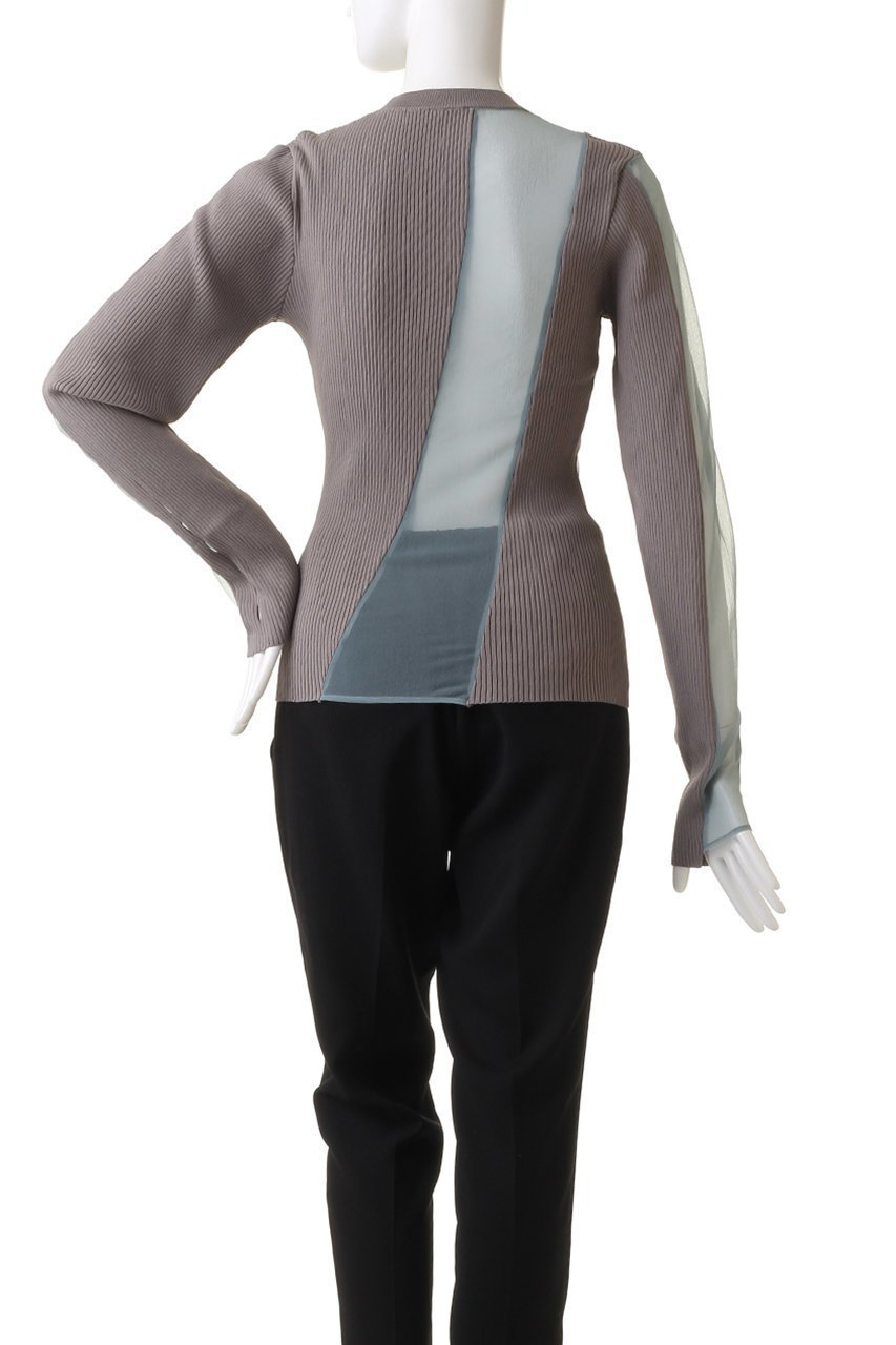 【プランク プロジェクト/PRANK PROJECT】のシアードッキングリブニット / Sheer Docking Rib Knit 人気、トレンドファッション・服の通販 founy(ファニー) 　ファッション　Fashion　レディースファッション　Fashion for Women　トップス・カットソー　Cut & Sew Tops　ニット　Knit Tops & Sweaters　カジュアルプルオーバー・ニットトップス　Pullovers & Knit Tops / Casual Pullovers　キャミ　Camisole, Cami Top　シアー　Sheer, See-Through　ビスチェ　Bustier, Corset Top　other-4|ID: prp329100003757609 ipo3291000000036884184