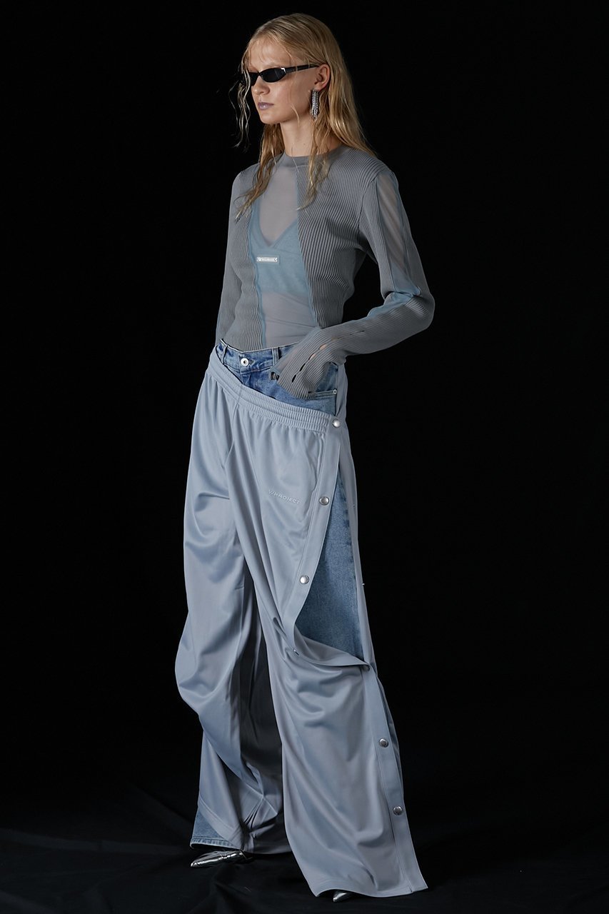 【プランク プロジェクト/PRANK PROJECT】のシアードッキングリブニット / Sheer Docking Rib Knit 人気、トレンドファッション・服の通販 founy(ファニー) 　ファッション　Fashion　レディースファッション　Fashion for Women　トップス・カットソー　Cut & Sew Tops　ニット　Knit Tops & Sweaters　カジュアルプルオーバー・ニットトップス　Pullovers & Knit Tops / Casual Pullovers　キャミ　Camisole, Cami Top　シアー　Sheer, See-Through　ビスチェ　Bustier, Corset Top　other-7|ID: prp329100003757609 ipo3291000000036884190