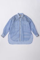 【プランク プロジェクト/PRANK PROJECT】のシアーストライプシャツ / Sheer Stripe Shirt BLU(ブルー)|ID:prp329100003757610