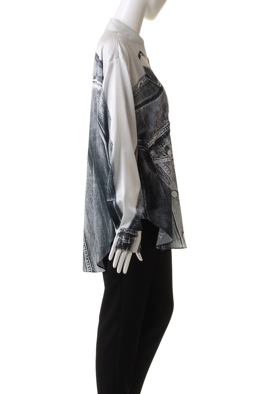 【プランク プロジェクト/PRANK PROJECT】のデニムプリントシャツ / Denim Printed Shirt 人気、トレンドファッション・服の通販 founy(ファニー) 　ファッション　Fashion　レディースファッション　WOMEN　トップス・カットソー　Tops/Tshirt　キャミソール / ノースリーブ　No Sleeves　シャツ/ブラウス　Shirts/Blouses　ロング / Tシャツ　T-Shirts　カットソー　Cut and Sewn　おすすめ　Recommend　キャミソール　Camisole　サテン　Satin　ジャケット　Jacket　セットアップ　Set Up　タンク　Tank　デニム　Denim　プリント　Print　リアル　Real　other-3|ID: prp329100003757611 ipo3291000000031387325