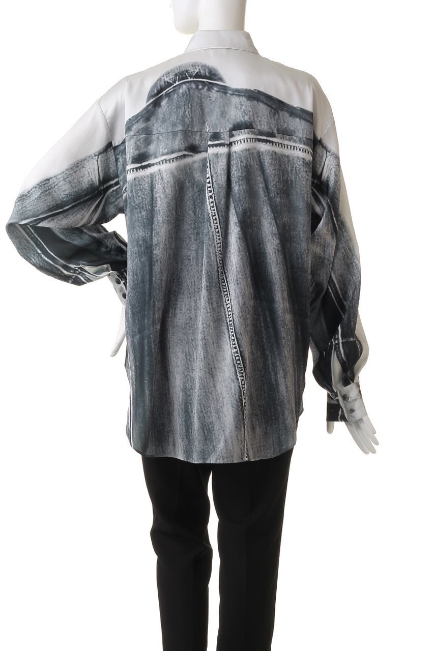 【プランク プロジェクト/PRANK PROJECT】のデニムプリントシャツ / Denim Printed Shirt 人気、トレンドファッション・服の通販 founy(ファニー) 　ファッション　Fashion　レディースファッション　WOMEN　トップス・カットソー　Tops/Tshirt　キャミソール / ノースリーブ　No Sleeves　シャツ/ブラウス　Shirts/Blouses　ロング / Tシャツ　T-Shirts　カットソー　Cut and Sewn　おすすめ　Recommend　キャミソール　Camisole　サテン　Satin　ジャケット　Jacket　セットアップ　Set Up　タンク　Tank　デニム　Denim　プリント　Print　リアル　Real　other-4|ID: prp329100003757611 ipo3291000000031387327