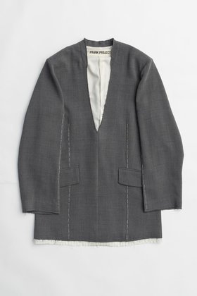 【プランク プロジェクト/PRANK PROJECT】のスーチングカットオフチュニック / Suiting Cut-off Tunic 人気、トレンドファッション・服の通販 founy(ファニー) ファッション Fashion レディースファッション Fashion for Women ワンピース Dresses チュニック Tunic Tops & Dresses おすすめ Recommended / Our Picks ジャケット Jacket, Outerwear ソックス Socks, Hosiery タイツ Tights, Legwear チュニック Tunic, Long Top ハンド Hand, Handmade モダン Modern, Contemporary モチーフ Motif, Design Theme レース Lace, Lace Fabric |ID:prp329100003757617