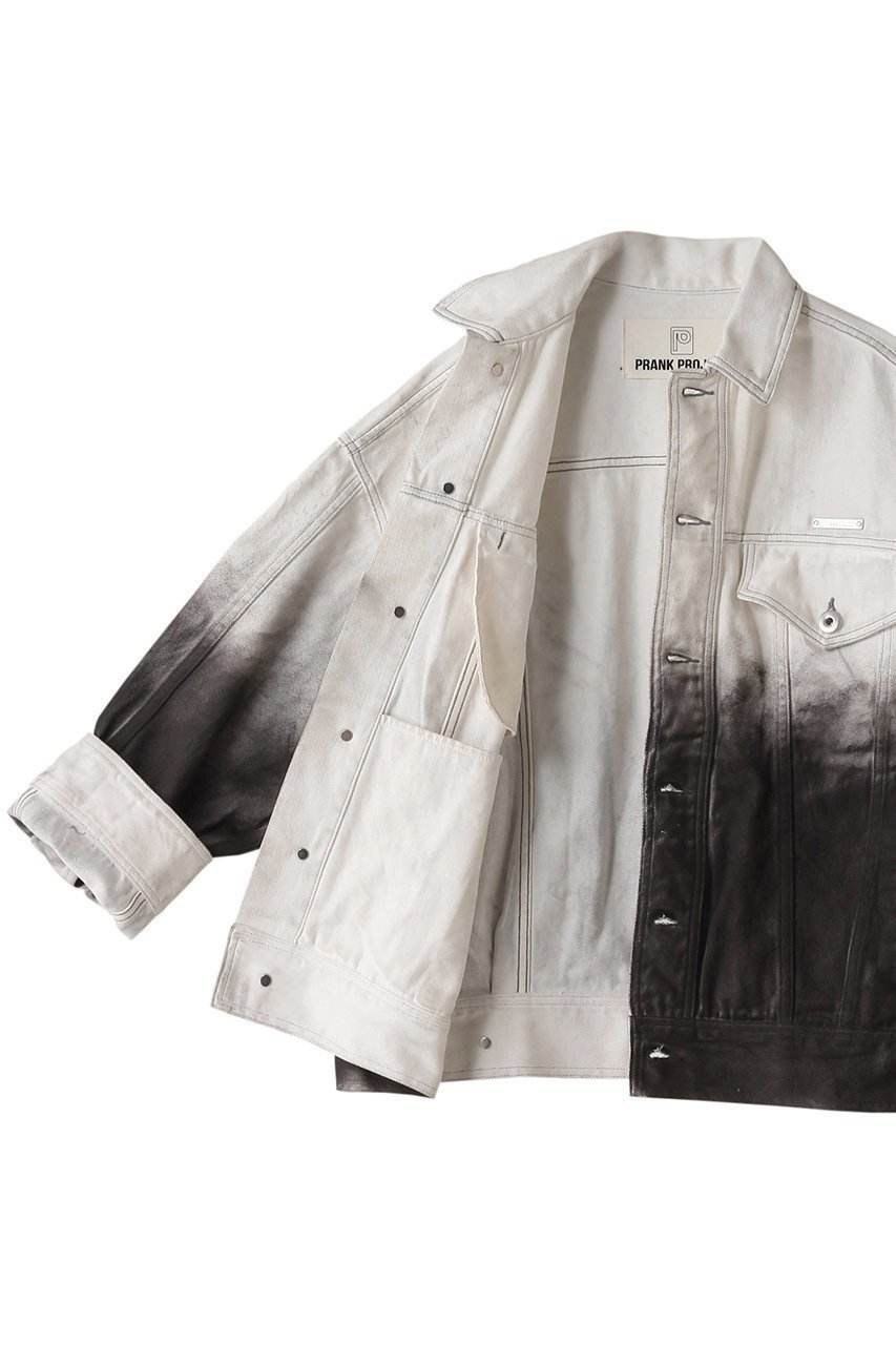 【プランク プロジェクト/PRANK PROJECT】のビックコンシャスデニムジャケット / Big Conscious Denim Jacket 人気、トレンドファッション・服の通販 founy(ファニー) 　ファッション　Fashion　レディースファッション　WOMEN　アウター　Coat Outerwear　ジャケット　Jackets　デニムジャケット　Denim Jackets　おすすめ　Recommend　インナー　Inner　グラデーション　Gradation　コンパクト　Compact　ジャケット　Jacket　デニム　Denim　トレンド　Trend　バランス　Balance　ワーク　Work　other-6|ID: prp329100003757618 ipo3291000000031387356