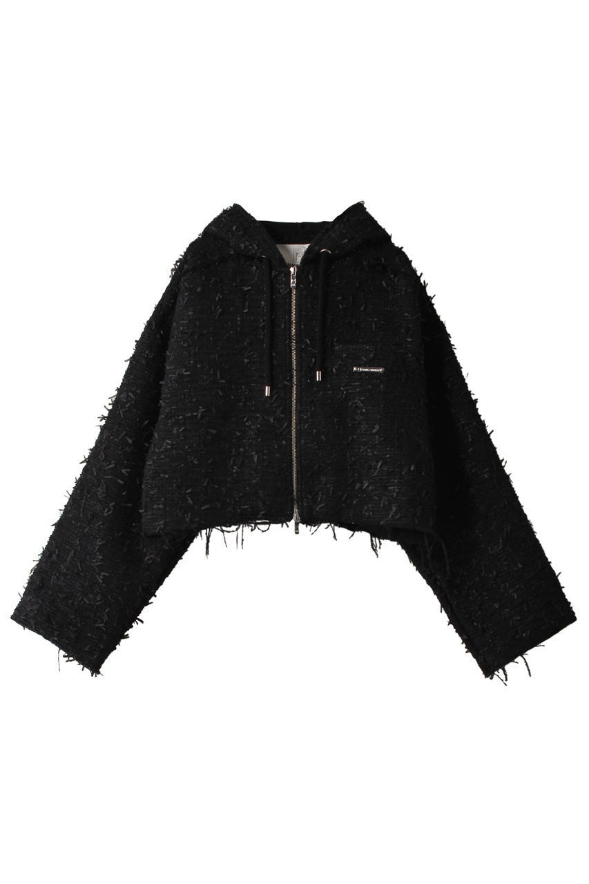 【プランク プロジェクト/PRANK PROJECT】のツイードカットオフショートパーカー / Tweed Cut-Off Short Hoodie 人気、トレンドファッション・服の通販 founy(ファニー) 　ファッション　Fashion　レディースファッション　Fashion for Women　アウター　Coat / Outerwear Collection　レディースジャケット・軽アウター　Jackets　ブルゾンジャケット・スポーティアウター　Blouson Jackets　サマー　Summer, Summer Style　ショート　Short, Short Length　ジャケット　Jacket, Outerwear　ツイード　Twill, Twill Weave　パーカー　Hoodie, Parka　ブルゾン　Blouson, Bomber Jacket　エレガント 上品　Elegant　 other-1|ID: prp329100003757622 ipo3291000000032959023