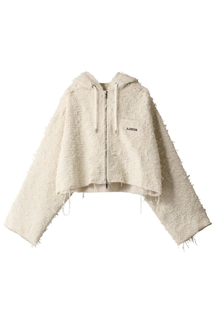 【プランク プロジェクト/PRANK PROJECT】のツイードカットオフショートパーカー / Tweed Cut-Off Short Hoodie インテリア・キッズ・メンズ・レディースファッション・服の通販 founy(ファニー) https://founy.com/ ファッション Fashion レディースファッション Fashion for Women アウター Coat / Outerwear Collection レディースジャケット・軽アウター Jackets ブルゾンジャケット・スポーティアウター Blouson Jackets サマー Summer, Summer Style ショート Short, Short Length ジャケット Jacket, Outerwear ツイード Twill, Twill Weave パーカー Hoodie, Parka ブルゾン Blouson, Bomber Jacket エレガント 上品 Elegant |ID: prp329100003757622 ipo3291000000032959030