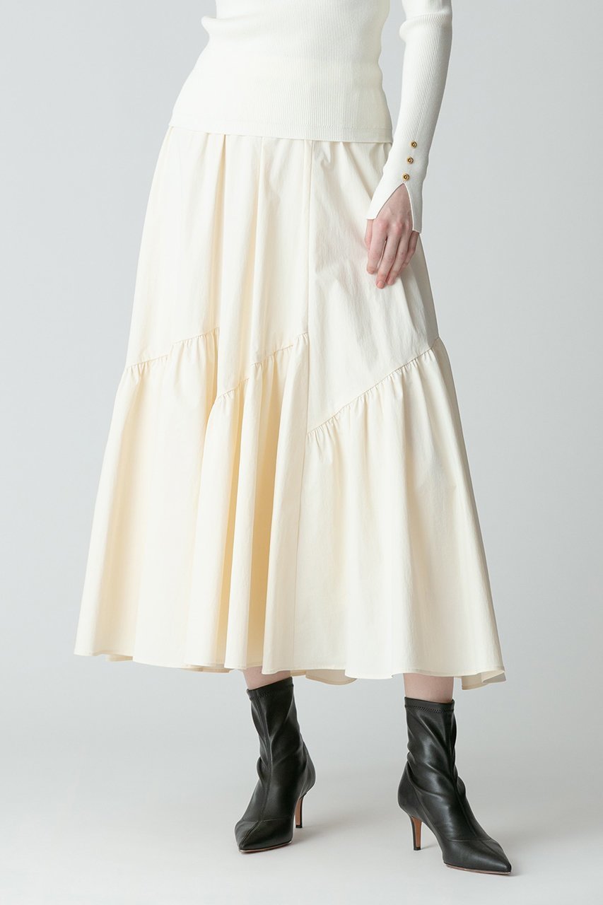 【アルアバイル/allureville】のバイヤス切替ギャザースカート 人気、トレンドファッション・服の通販 founy(ファニー) 　ファッション　Fashion　レディースファッション　WOMEN　スカート　Skirt　ロングスカート　Long Skirt　エレガント 上品　Elegant　ギャザー　Gather　スニーカー　Sneakers　ティアード　Tiered　バイアス　Bias　ロング　Long　切替　Switching　other-6|ID: prp329100003760229 ipo3291000000032233112