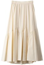 【アルアバイル/allureville】のバイヤス切替ギャザースカート 人気、トレンドファッション・服の通販 founy(ファニー) ファッション Fashion レディースファッション Fashion for Women スカート Skirts ロングスカート Long Skirts / Maxi & Midi Skirts エレガント 上品 Elegant ギャザー Gathered, Ruffled スニーカー Sneakers, Trainers ティアード Tiered, Tiered Style バイアス Bias, Diagonal Cut ロング Long, Long-Length 切替 Switching, Contrast Panel thumbnail アイボリー|ID: prp329100003760229 ipo3291000000032929108