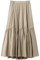 【アルアバイル/allureville】のバイヤス切替ギャザースカート 人気、トレンドファッション・服の通販 founy(ファニー) ファッション Fashion レディースファッション Fashion for Women スカート Skirts ロングスカート Long Skirts / Maxi & Midi Skirts エレガント 上品 Elegant ギャザー Gathered, Ruffled スニーカー Sneakers, Trainers ティアード Tiered, Tiered Style バイアス Bias, Diagonal Cut ロング Long, Long-Length 切替 Switching, Contrast Panel thumbnail ベージュ|ID: prp329100003760229 ipo3291000000032929133