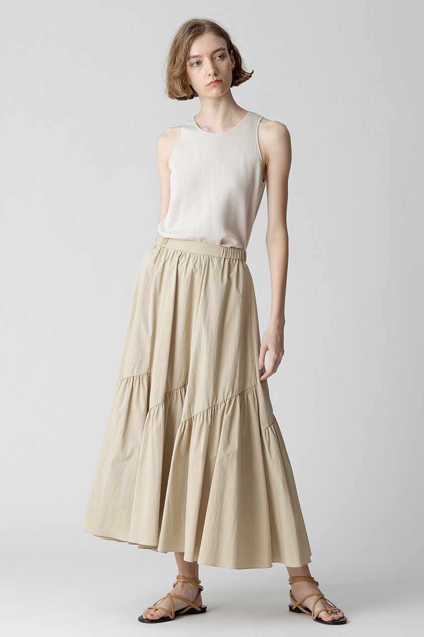 【アルアバイル/allureville】のバイヤス切替ギャザースカート 人気、トレンドファッション・服の通販 founy(ファニー) ファッション Fashion レディースファッション Fashion for Women スカート Skirts ロングスカート Long Skirts / Maxi & Midi Skirts エレガント 上品 Elegant ギャザー Gathered, Ruffled スニーカー Sneakers, Trainers ティアード Tiered, Tiered Style バイアス Bias, Diagonal Cut ロング Long, Long-Length 切替 Switching, Contrast Panel other-6|ID: prp329100003760229 ipo3291000000035433513